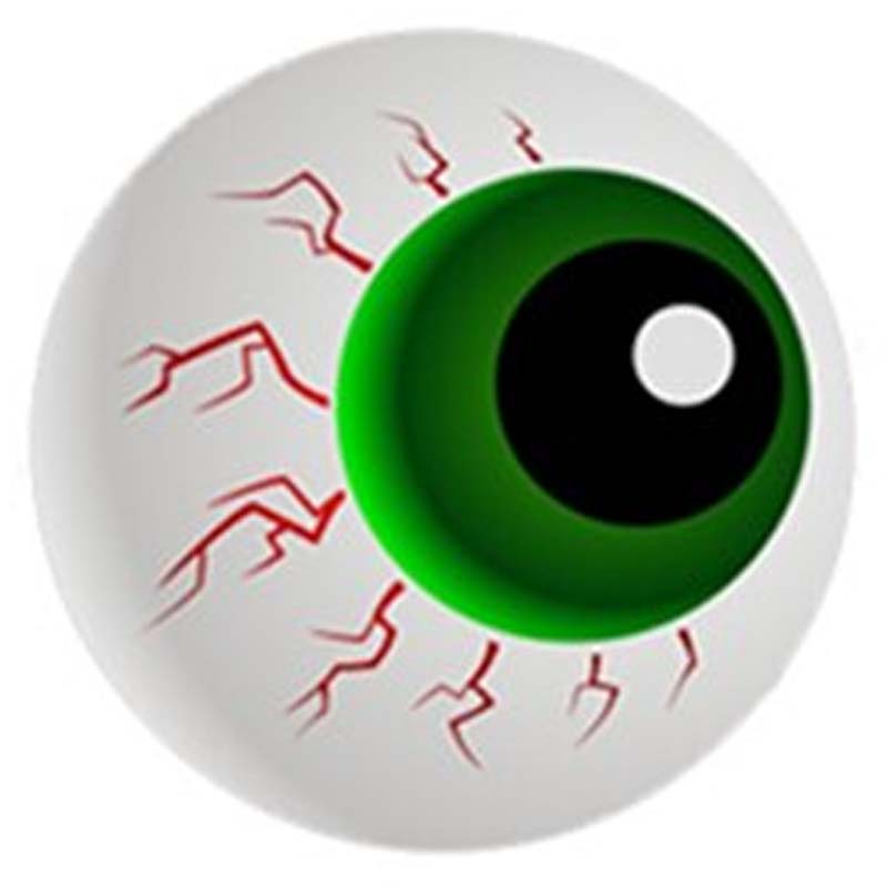 ＜グリーンピアッシング＞ 横を見る緑の目アイカボションガラスパーツ