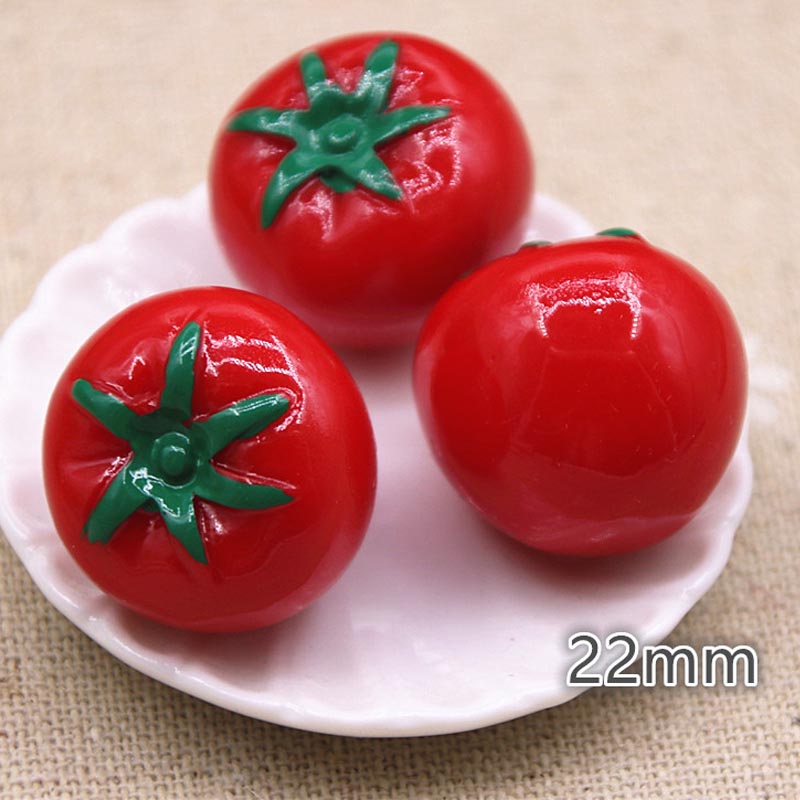 ＜グリーンピアッシング＞ 3Dトマト・アクリルパーツ