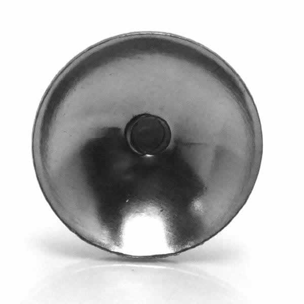 ＜グリーンピアッシング＞ ピアス 10mm丸皿カップ型ステンレスポスト金具画像