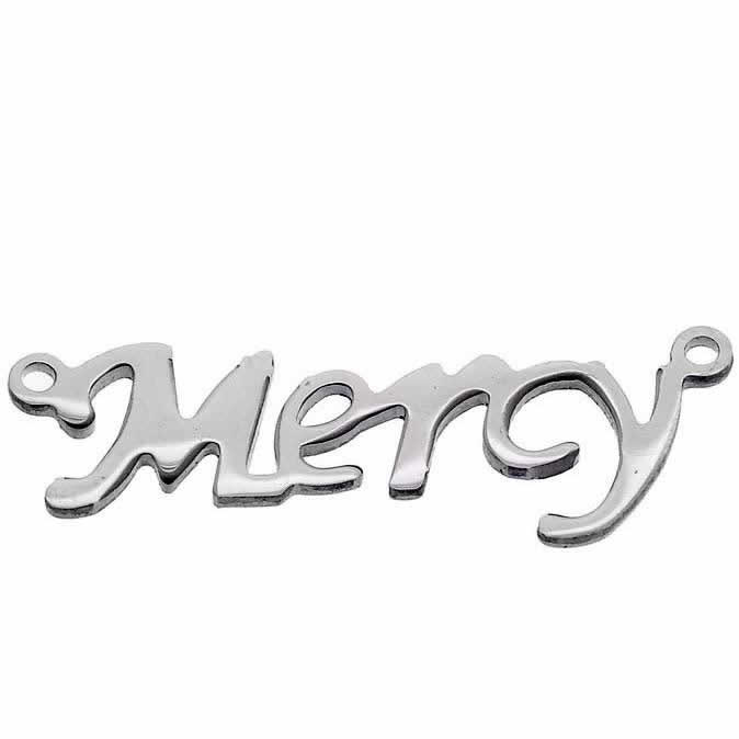 ピアス専門店グリーンピアッシングメッセージステンレスパーツ（Mercy）