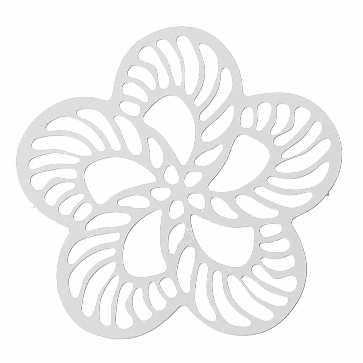 ＜グリーンピアッシング＞ 桜の花ステンレス製アクセサリーパーツ