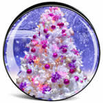 クリスマスツリー ネジ式 樹脂プラグ ボディピアス