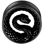 大蛇ダブルフレア(ブラック) ボディピアス