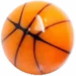 ボディピアス バスケットボール・ネジ式キャッチ 14G